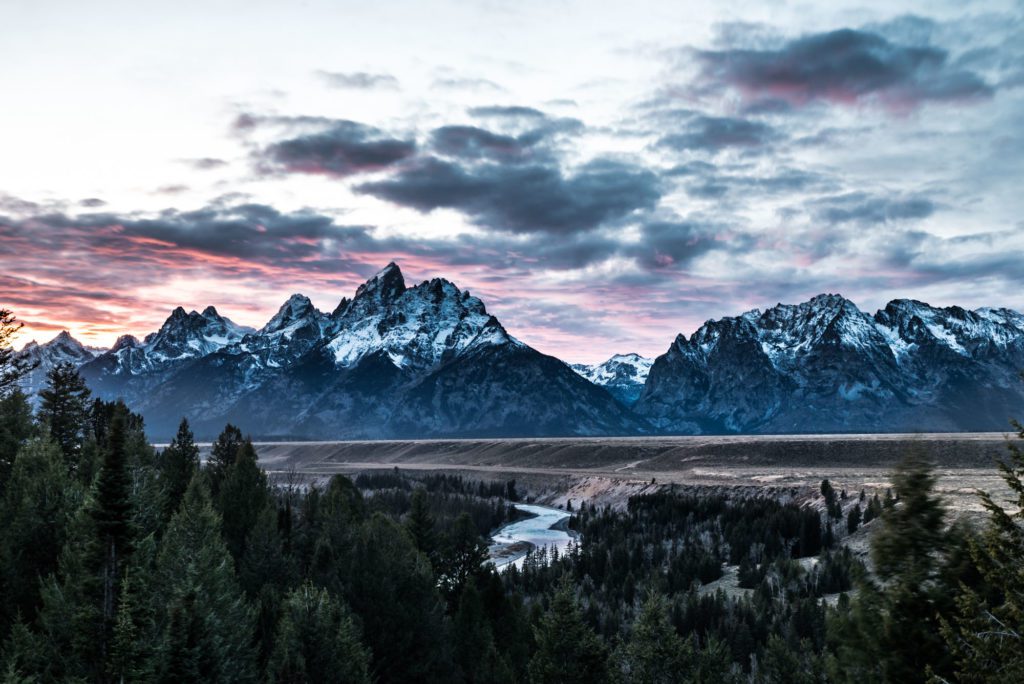 Sunset Snake River Overlook