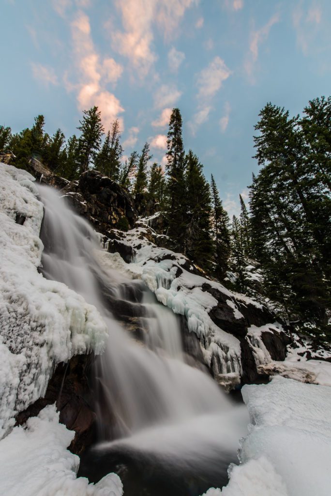 Hidden Falls in Grand Teton National Park