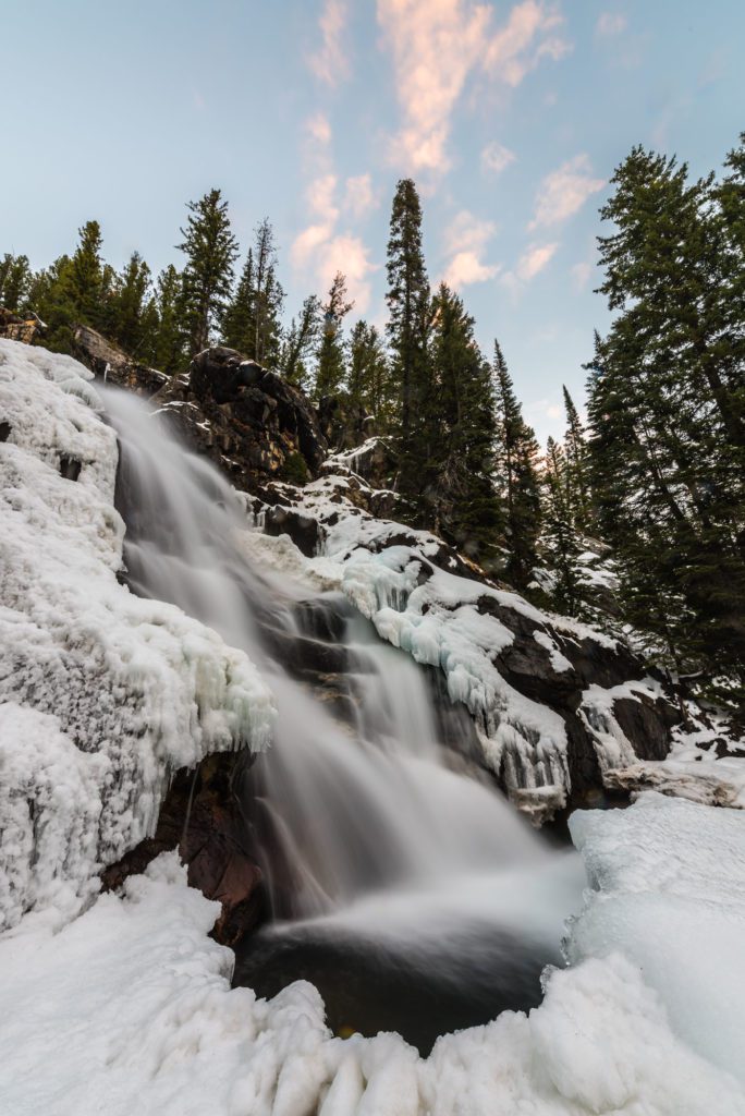 Hidden Falls in Grand Teton National Park