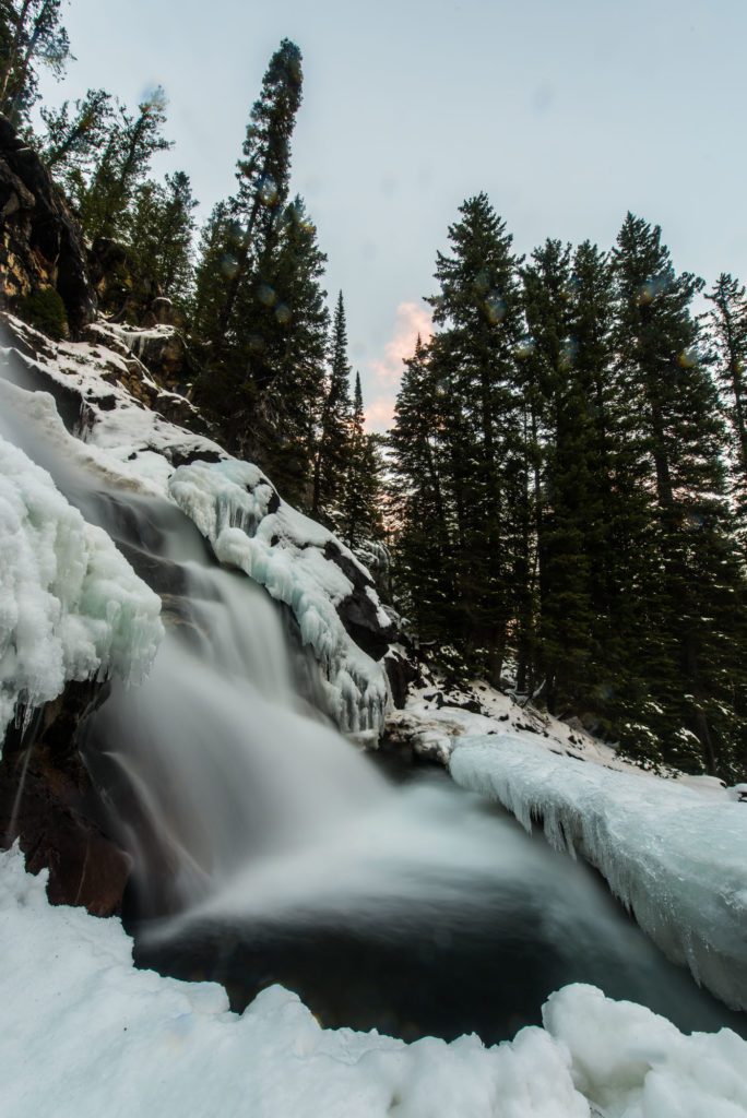 Hidden Falls in Grand Teton National Park