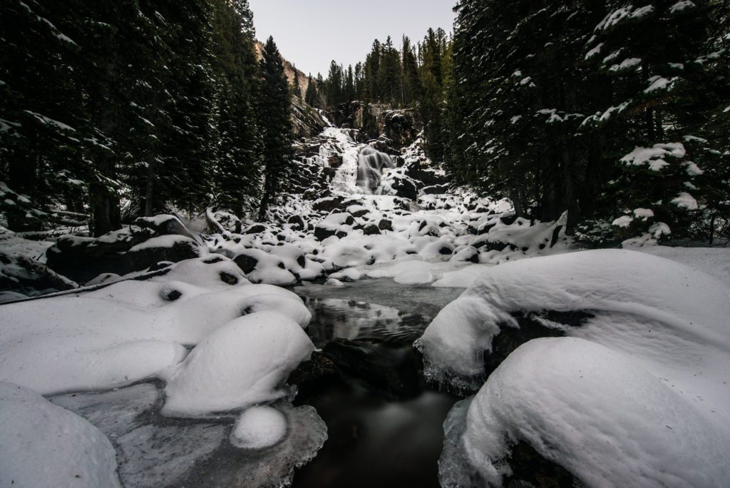 Hidden Falls in Grand Teton National Park