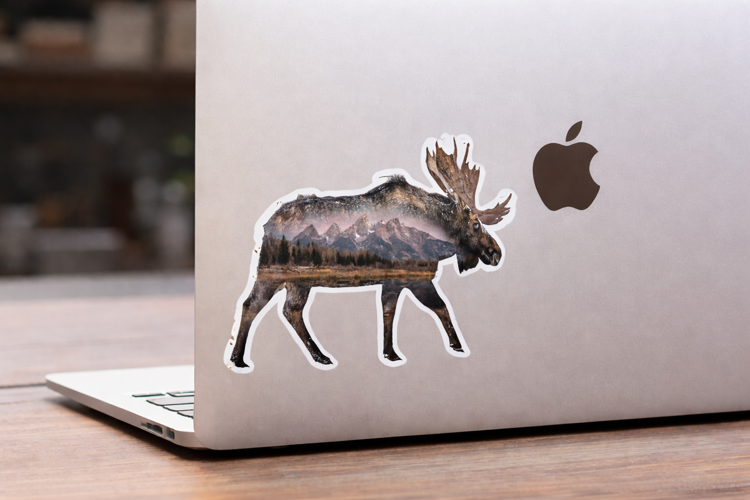Moose in Grand Teton National Park Sticker