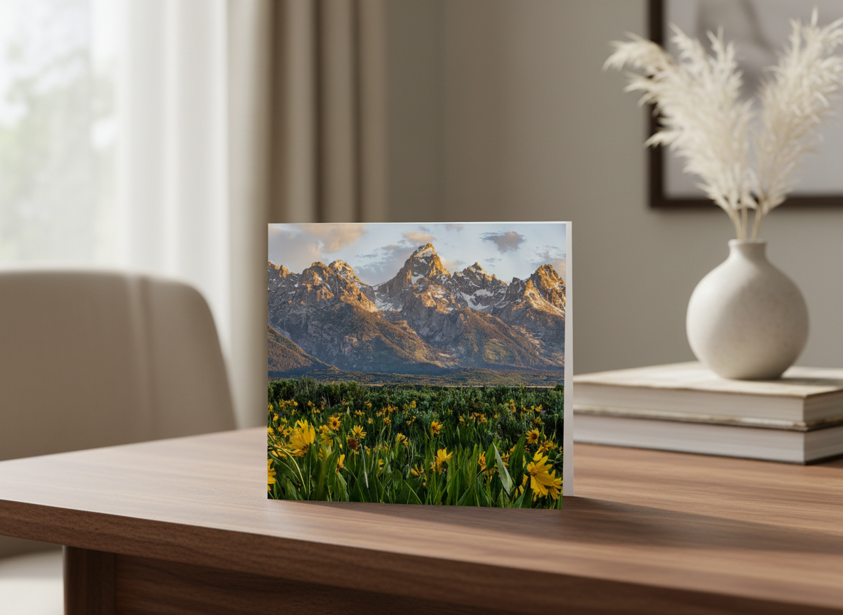 Wildflowers in Grand Teton National Park Photograph