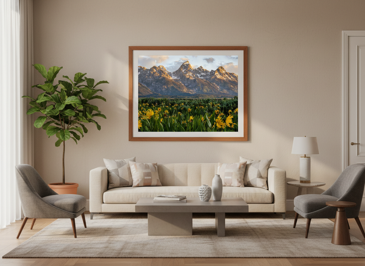 Wildflowers in Grand Teton National Park Photograph