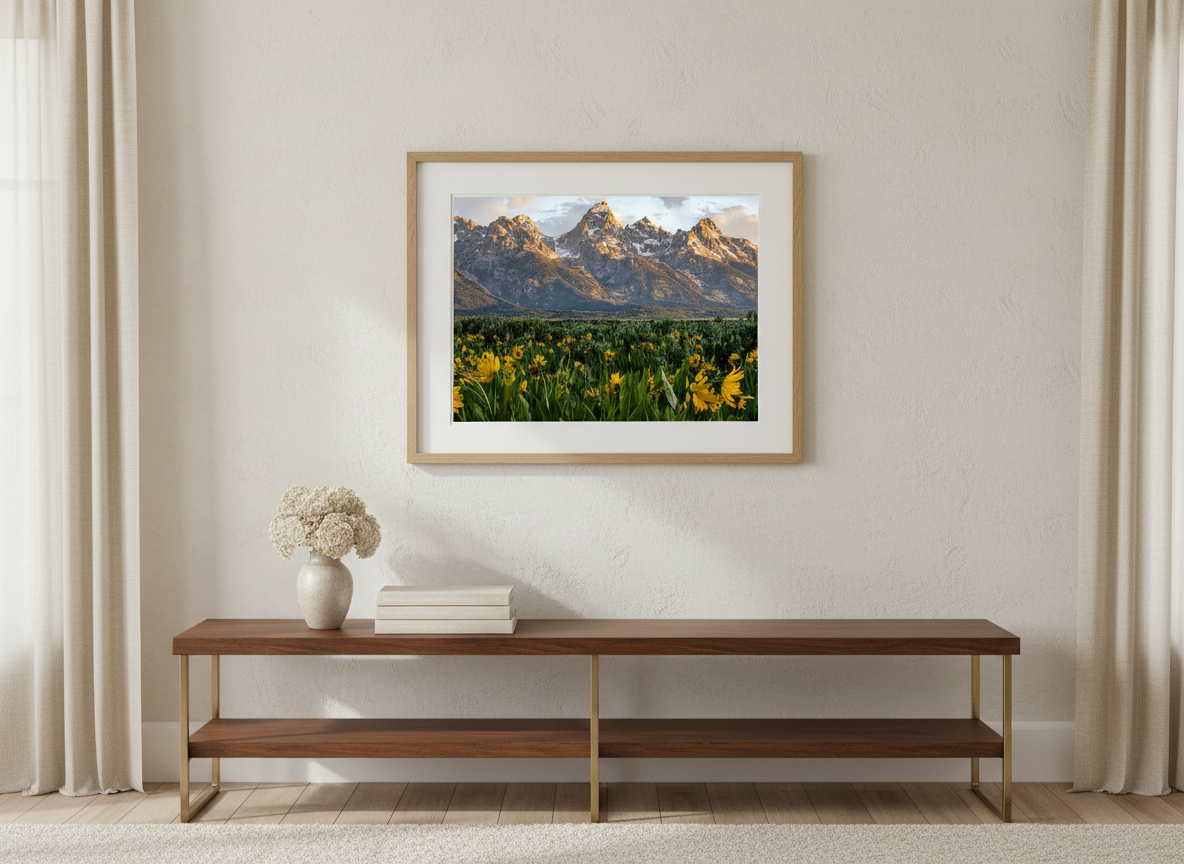 Wildflowers in Grand Teton National Park Photograph