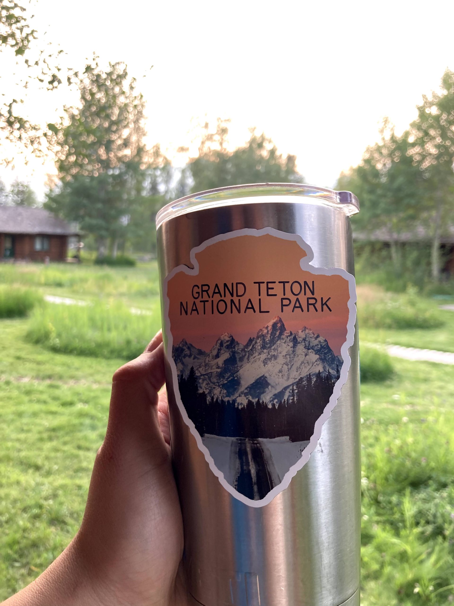Arrowhead Grand Teton National Park Sticker Magnet