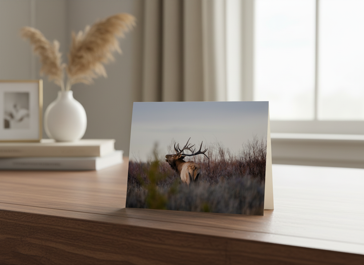 Bull Elk in Grand Teton National Park Photograph