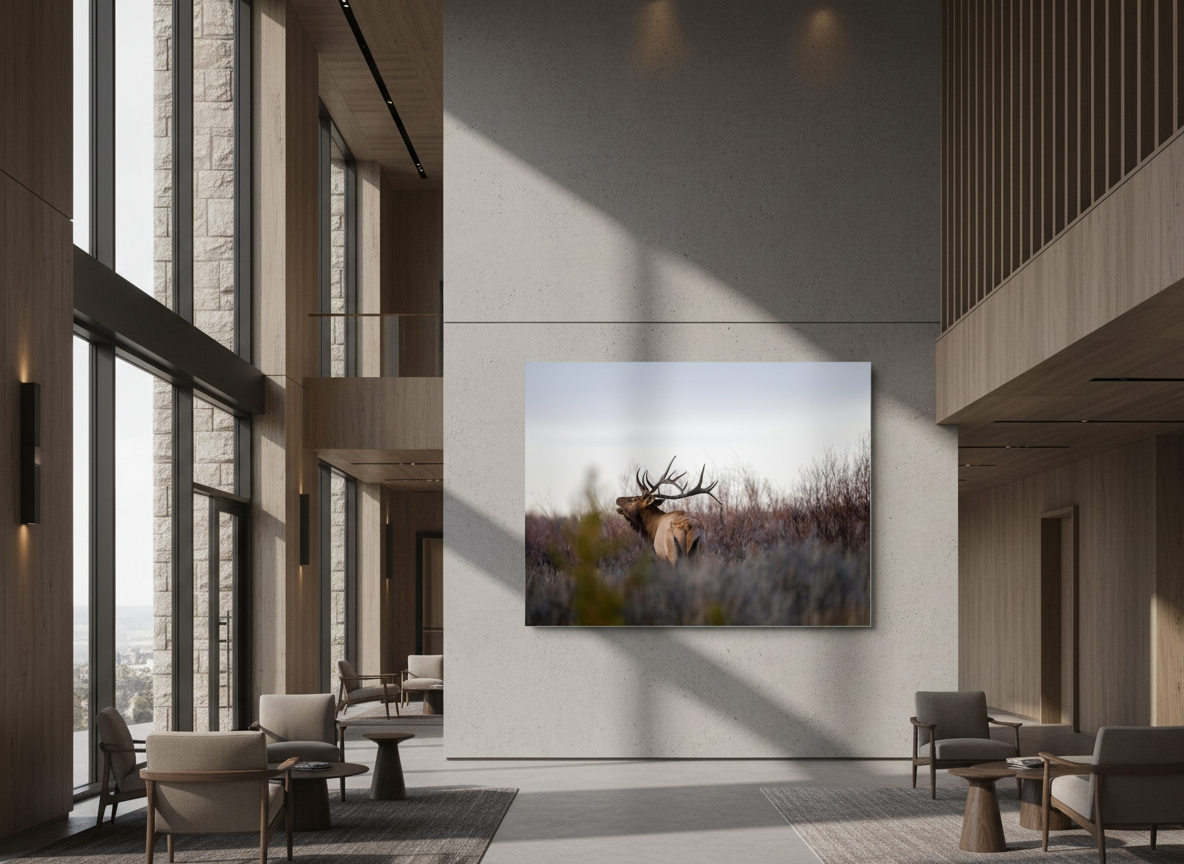 Bull Elk in Grand Teton National Park Photograph