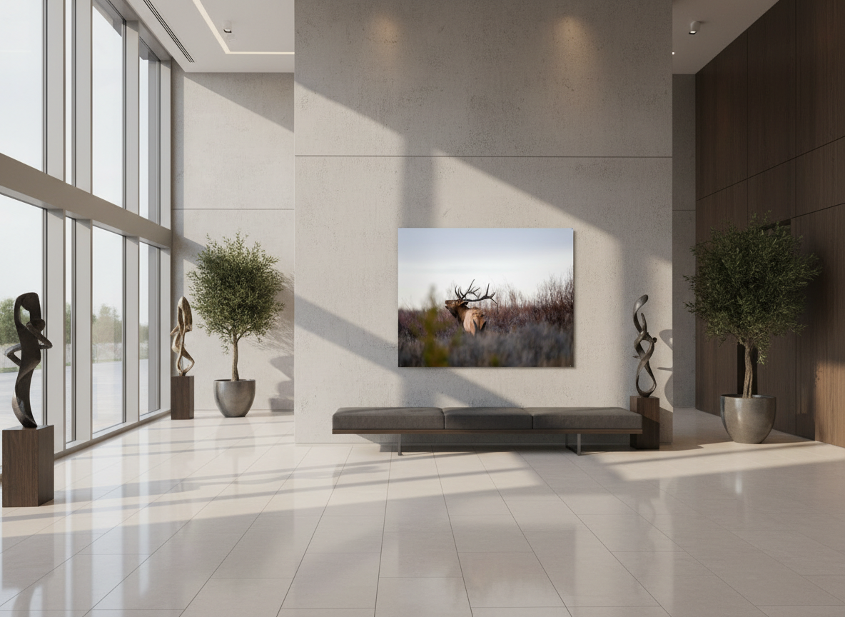 Bull Elk in Grand Teton National Park Photograph