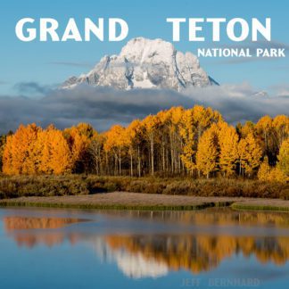 Oxbow Bend Grand Teton National Park Sticker Magnet