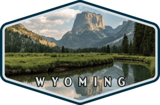Wyoming Sticker Magnet