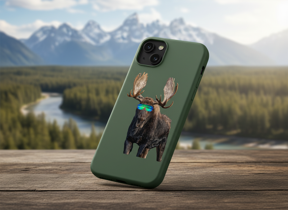 Grand Teton National Park Cool Moose Sticker