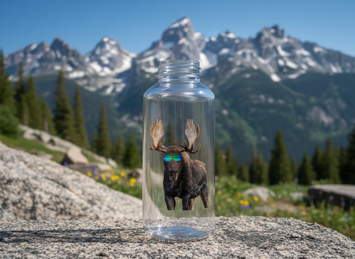 Grand Teton National Park Cool Moose Sticker