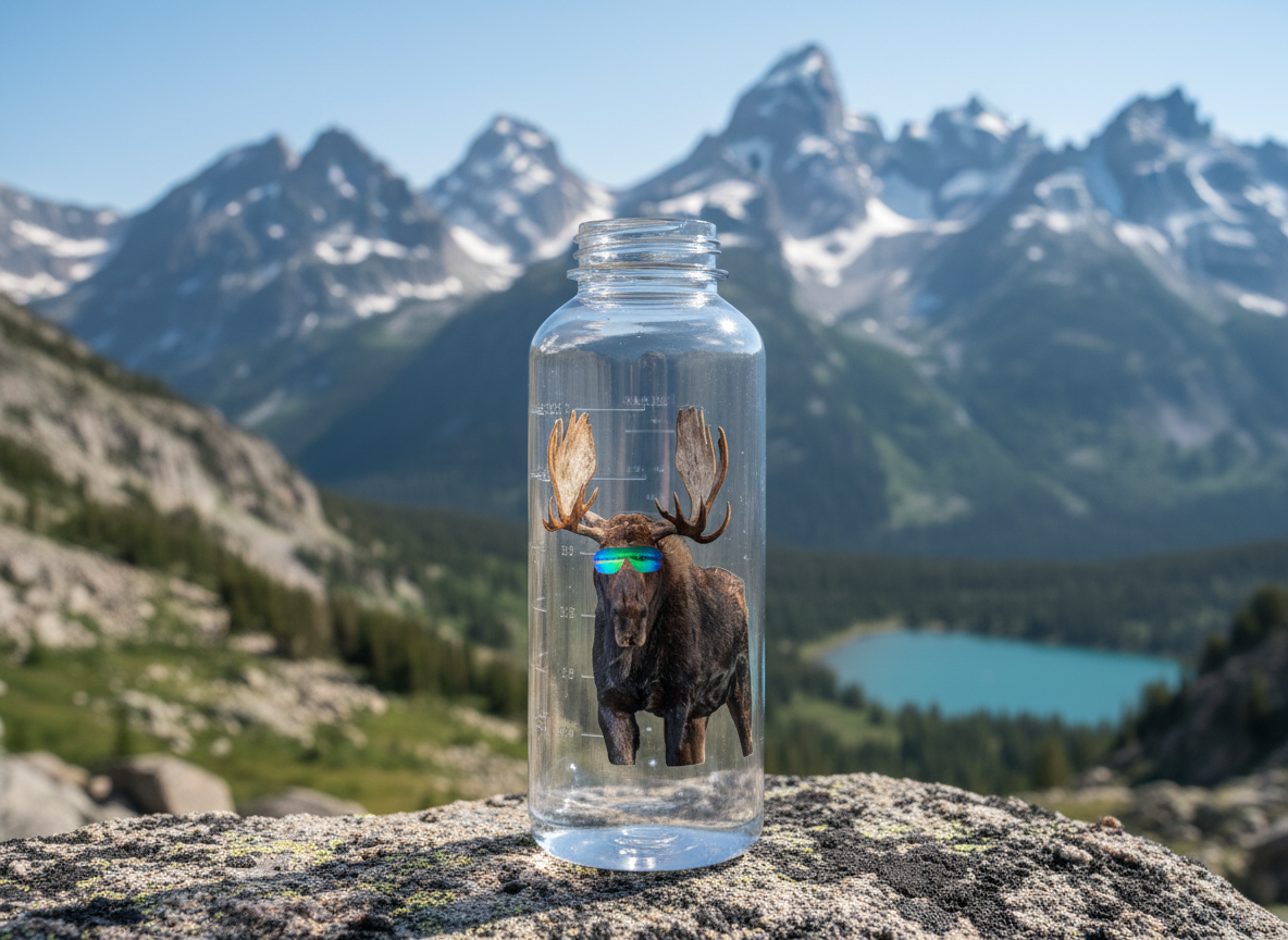 Grand Teton National Park Cool Moose Sticker