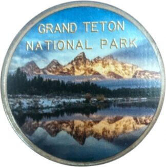 Reflection Grand Teton National Park Pin