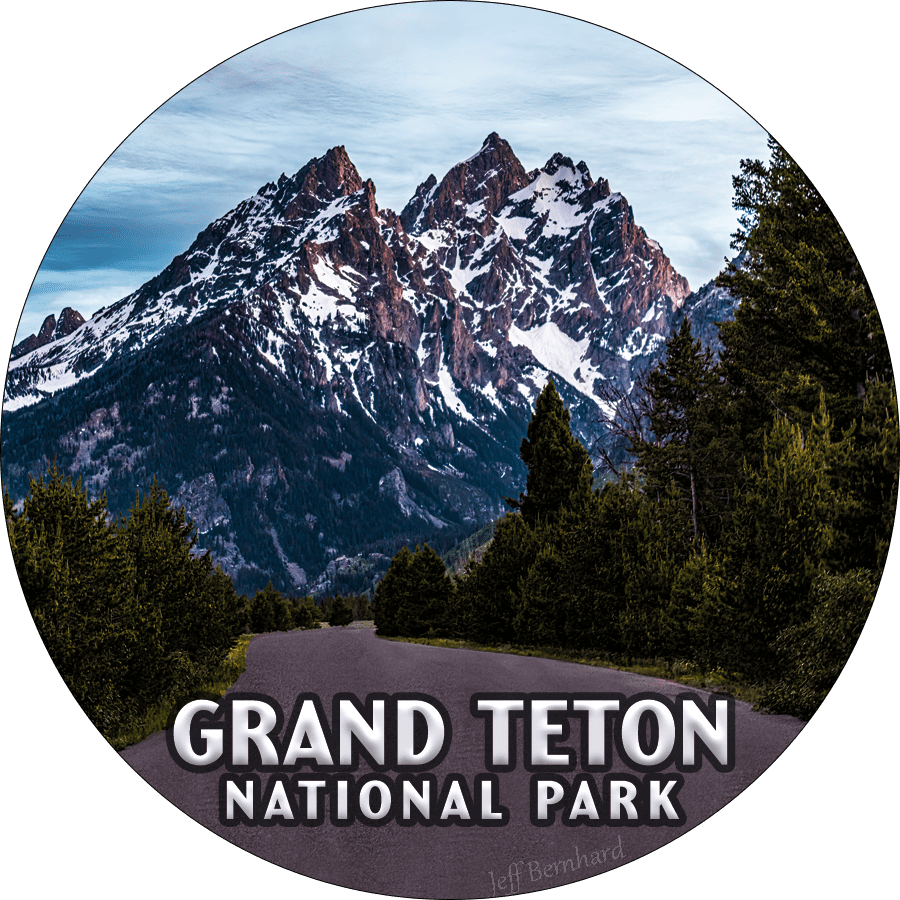 Jenny Lake Road Magnet – Grand Teton